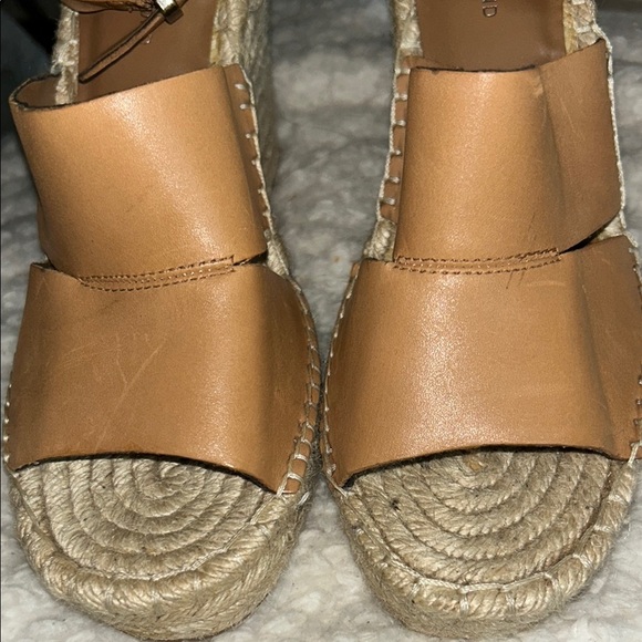 Treasure & Bond Tan Espadrille Shoes with Woven Soles - Picture 8 of 12